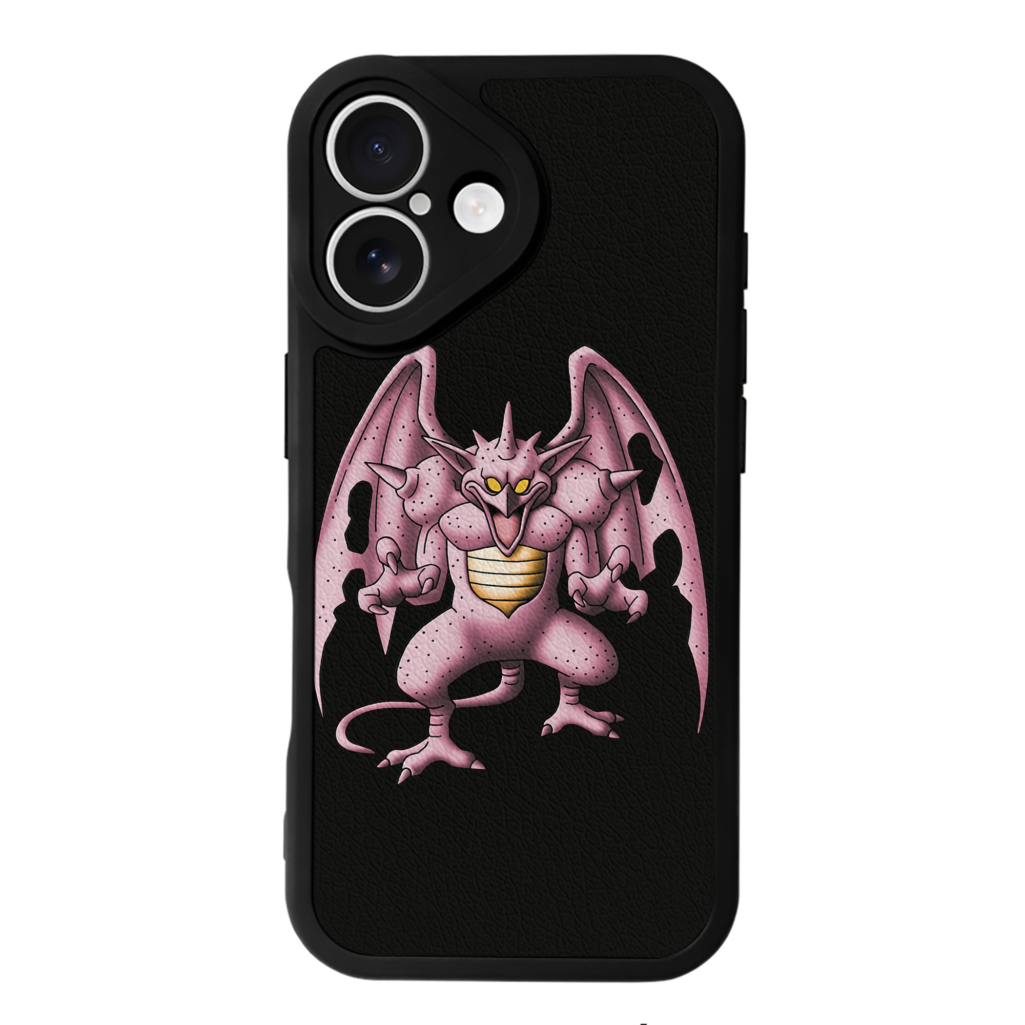 （画像用） ドラゴンクエスト Doragon Kuesuto Dragon Quest 【iPhone 16シリーズ対応】シリコンスマホケース（レザー調） 材質：シリコン